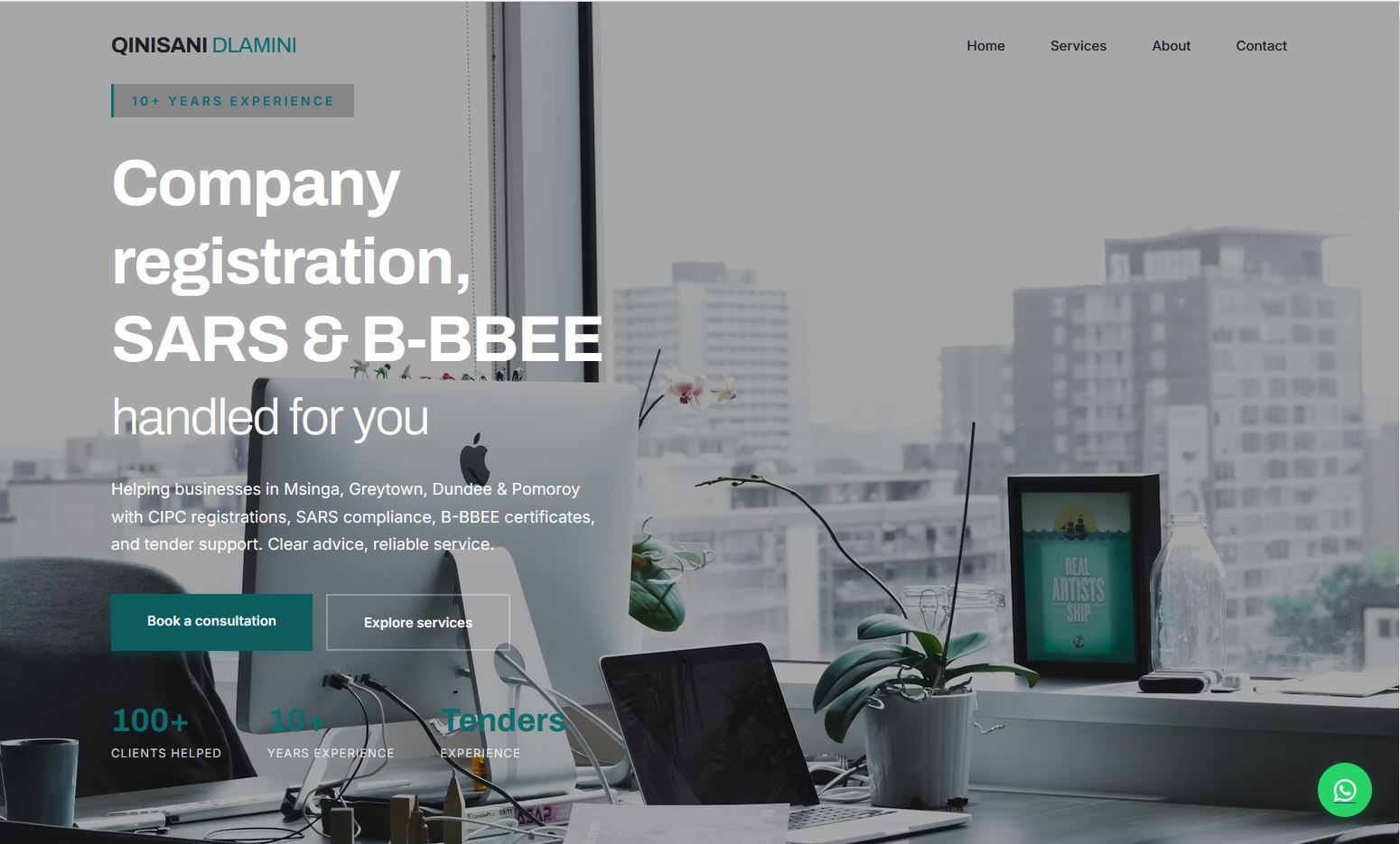Qinisani Dlamini compliance website